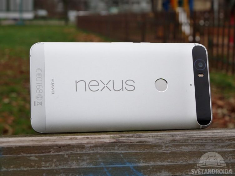 Nexus 6P - konstrukce, zadní strana