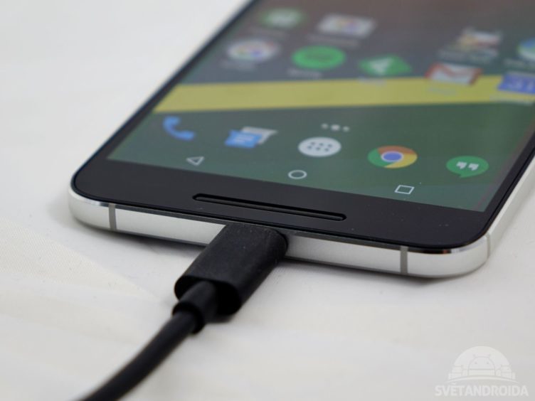 Nexus 6P - nabíjení USB-C