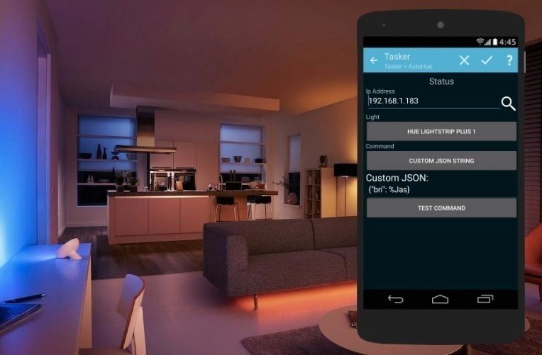 Philips Hue tasker