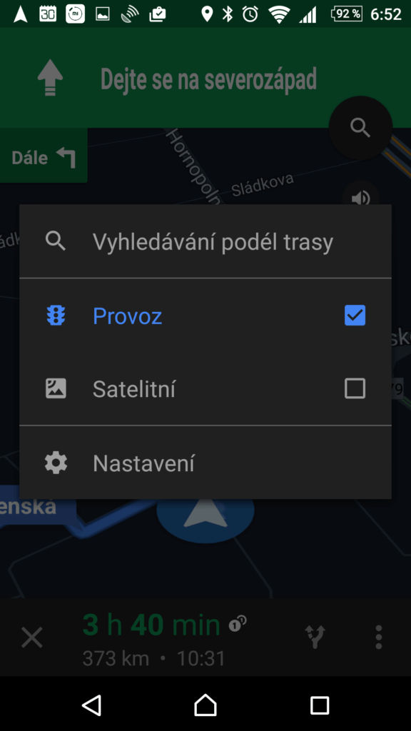 Kontextová nabídka