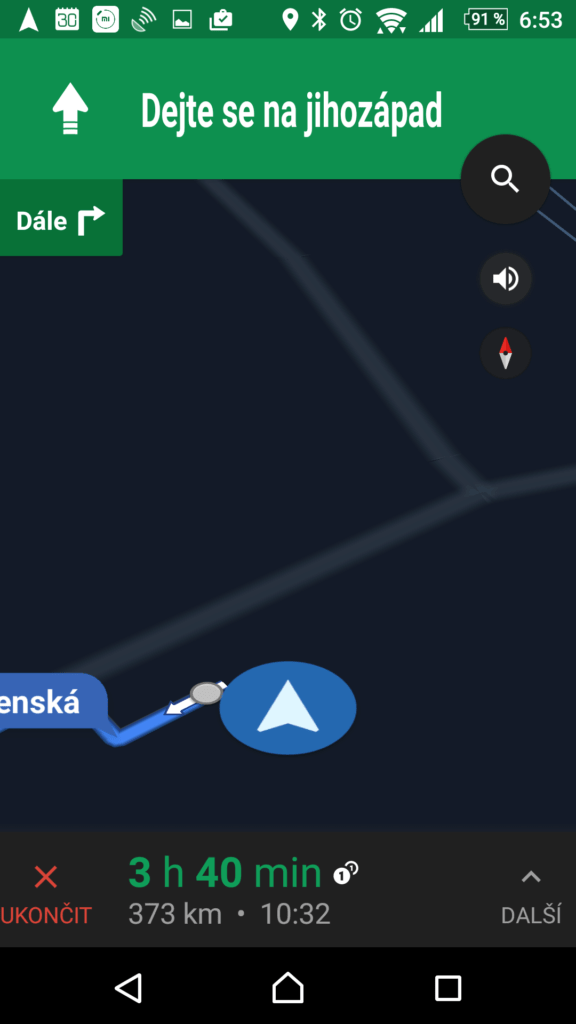 Nové rozhraní navigace