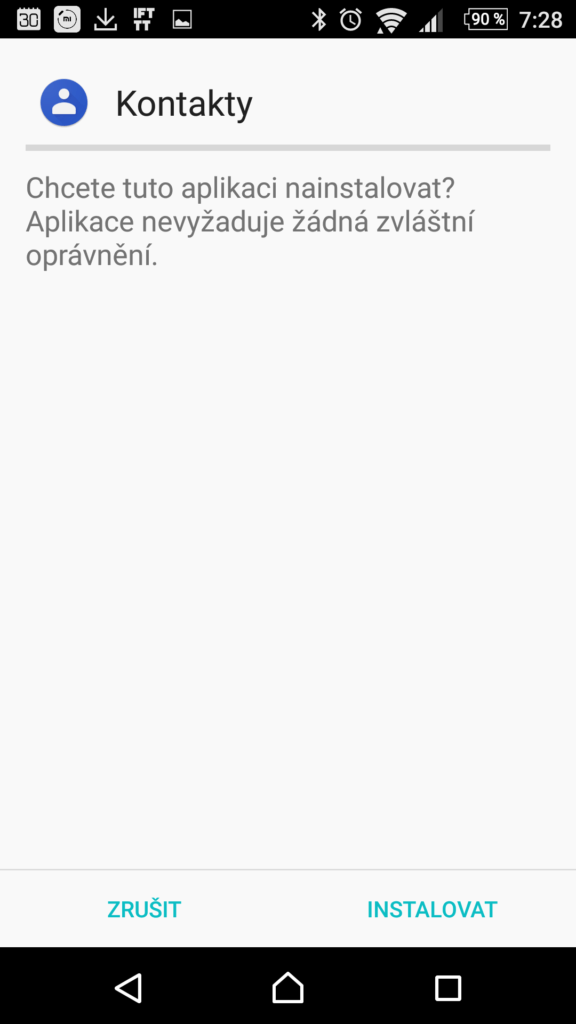 Instalace z alternativního zdroje