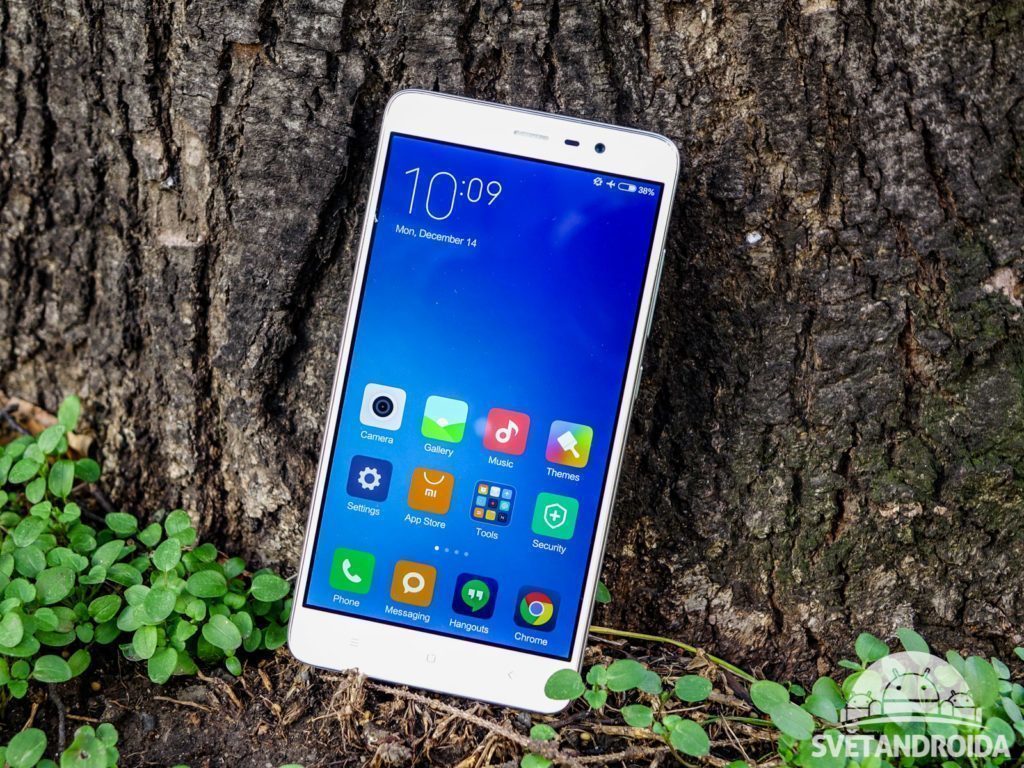 Xiaomi Redmi Note 3 - konstrukce, přední část telefonu (1)