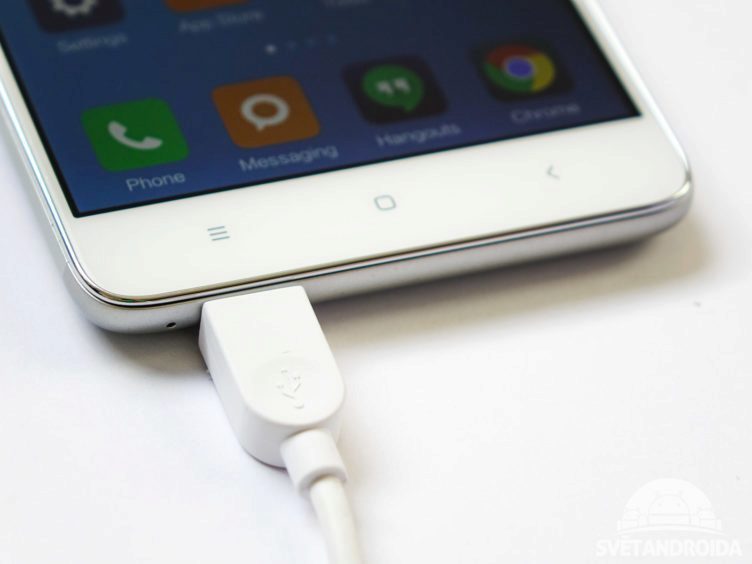 Xiaomi Redmi Note 3 - nabíjení telefonu