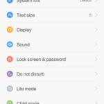 Xiaomi Redmi Note 3 – systém, menu nastavení