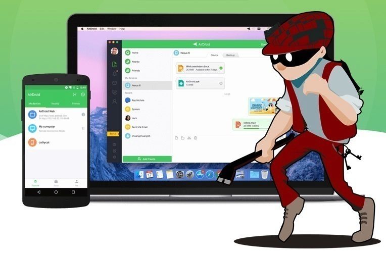 airdroid bezpecnostni nedostatky beta ico