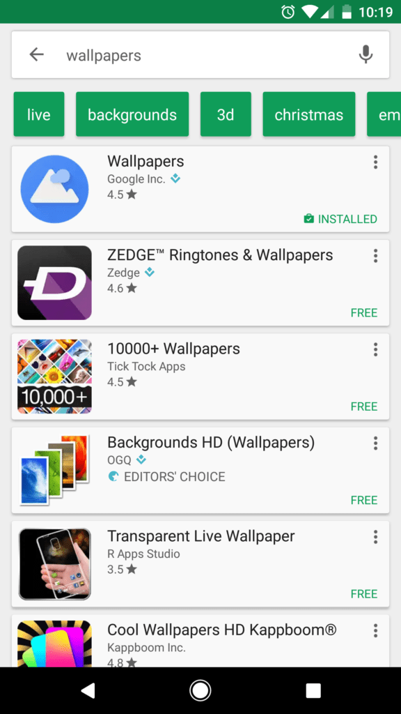 Našeptávač navrhuje další slova