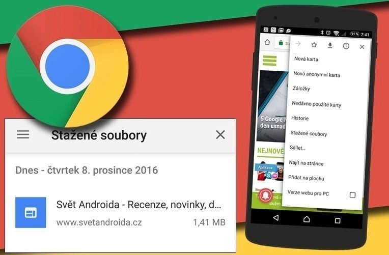chrome android 55 offline prohlizeni ico