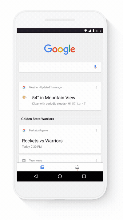 Aktualizace aplikace Google oddělí aktuality od plánovaných akcí