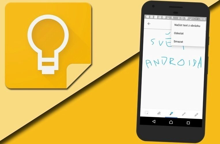 google keep rucne psany