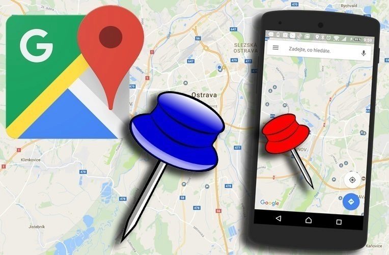 mapy google sdileni polohy ico