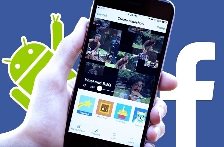 Aktualizace Facebooku Slideshow náhleďák