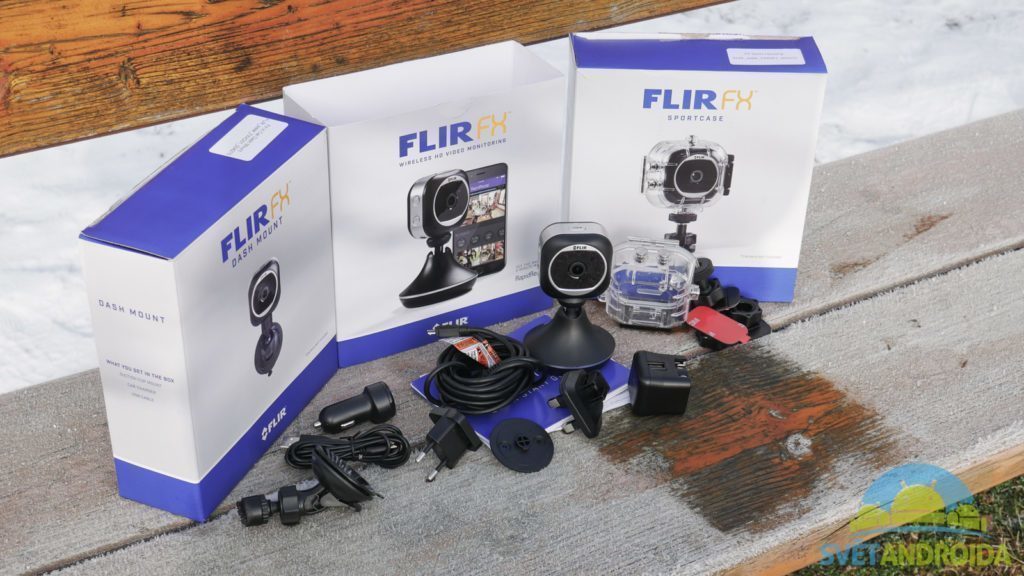 Flir FX konstrukce obsah baleni
