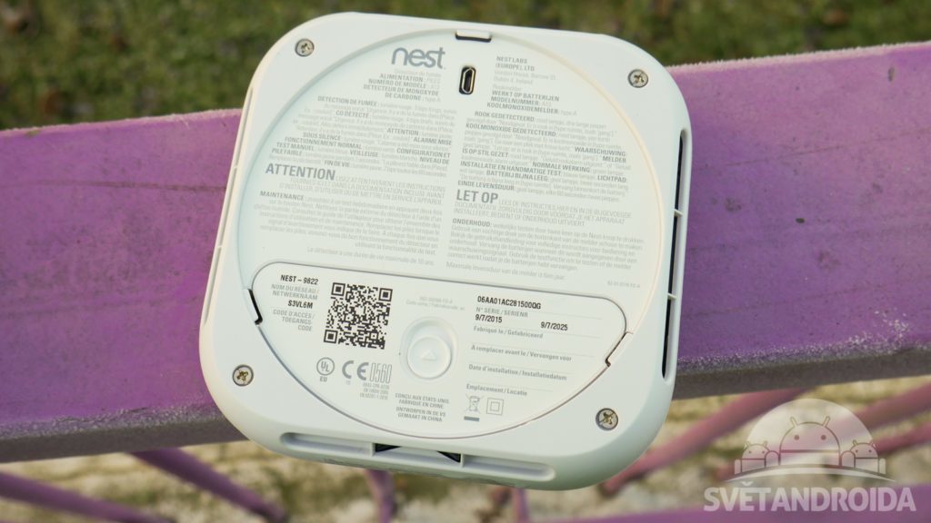 Nest Protect konstrukce 1