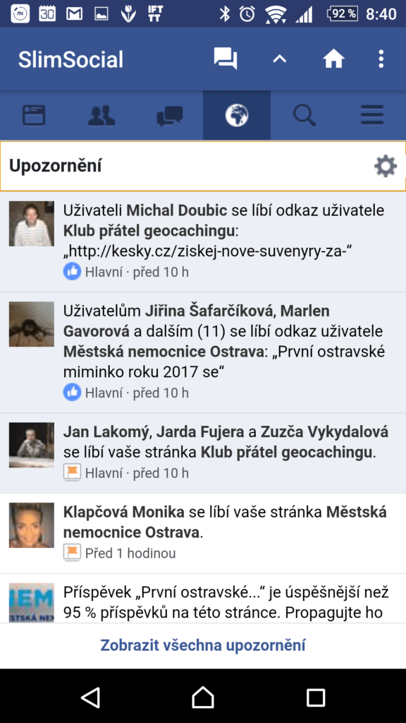 Upozornění