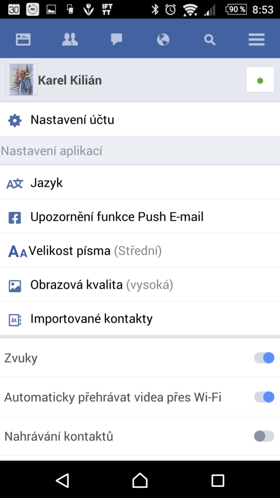 Nastavení