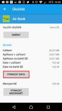 Vymazat data