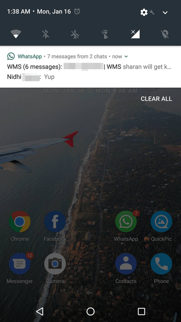 Aktualizace WhatsApp opravuje oznámení