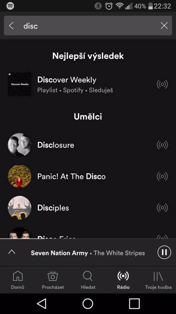 spotify tipy discover weekly