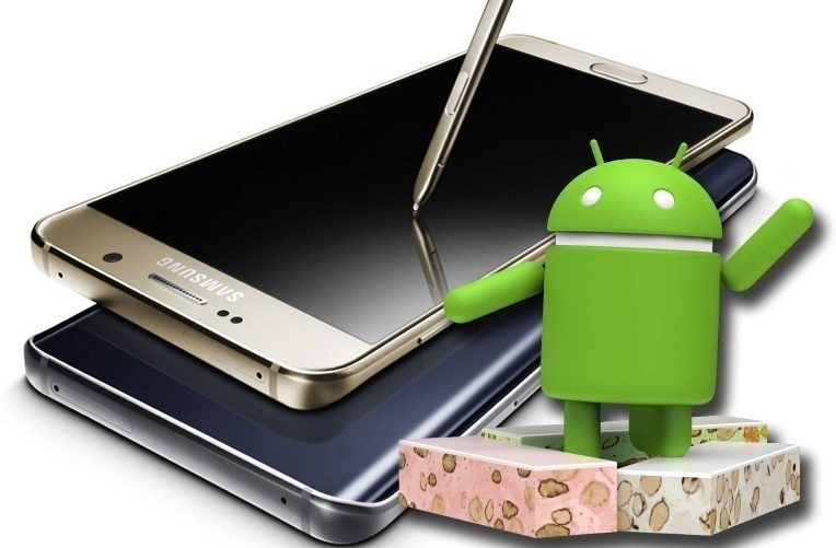 telefony samsung android 7 0 nougat ico