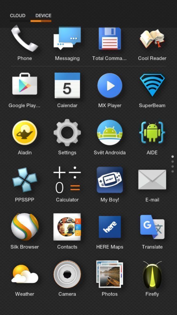 Amazon Fire Phone 2. část launcheru