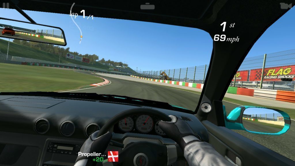 Amazon Fire Phone Auto zevnitř