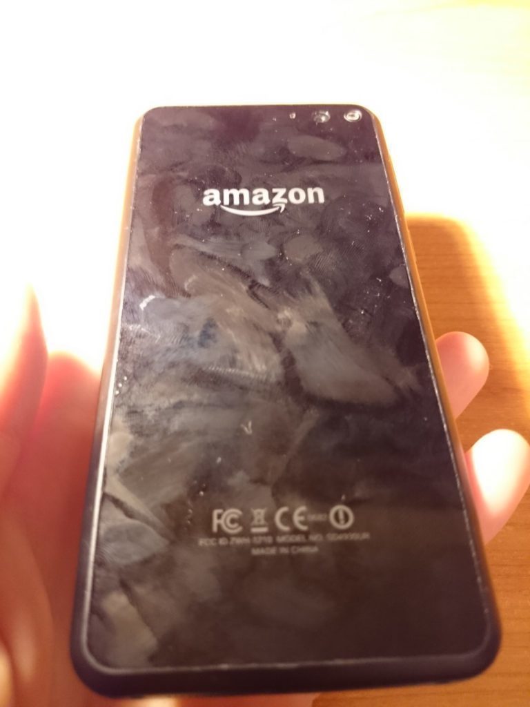 Amazon Fire Phone Skvělý lapač otisků