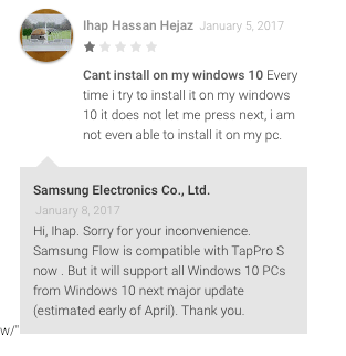Samsung Flow bude fungovat na všech PC s Windows 10