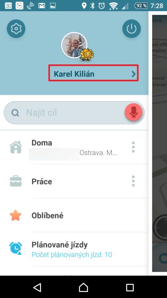 Tudy se dostanete k přátelům a poště