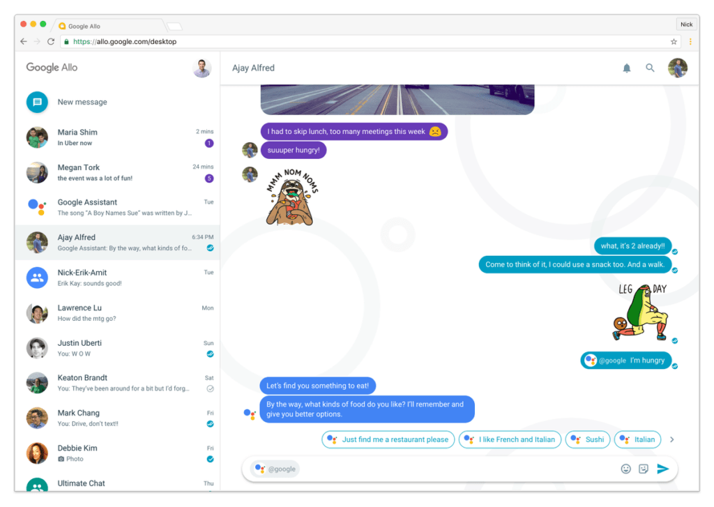 „Kecálek“ Google Allo konečně dostane webovou aplikaci!