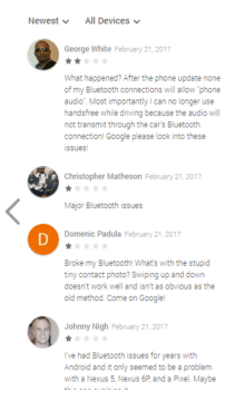 Uživatelé v Obchodě Play hlásí potíže s voláním přes Bluetooth