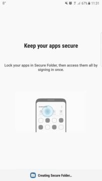 Představení aplikace Samsung Secure Folder