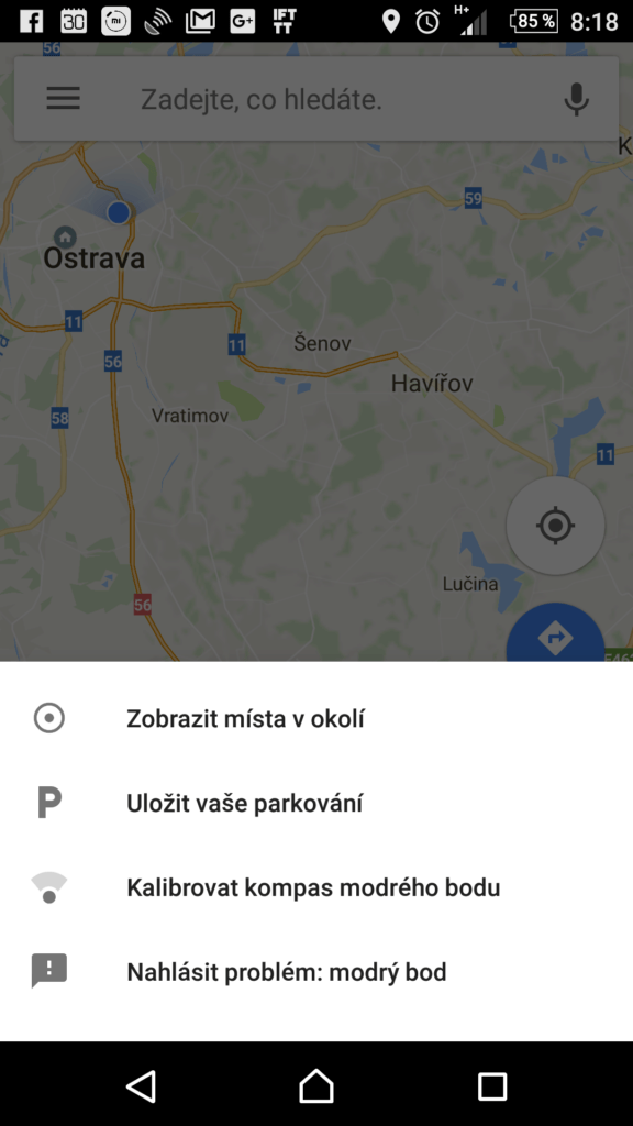 Kde jste zaparkovali