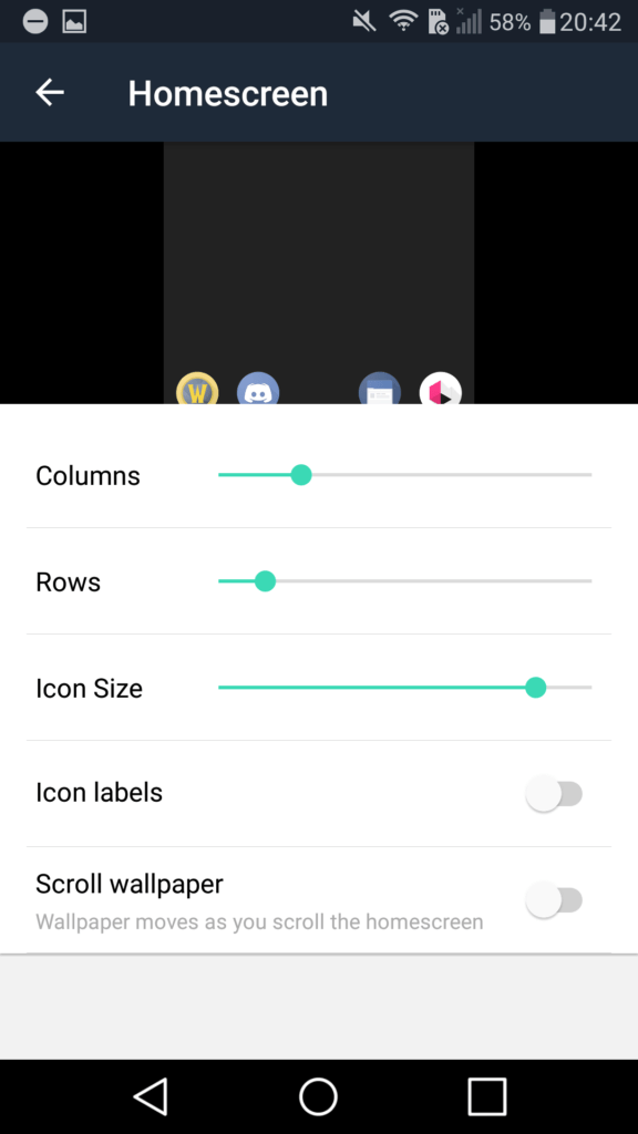 Evie Launcher 8