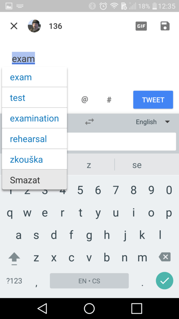 Gboard prekladac 3