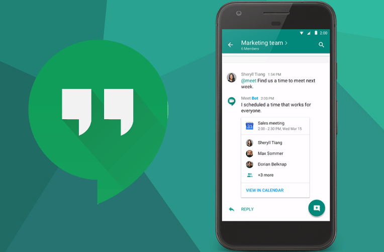 Kecalek Google Hangouts