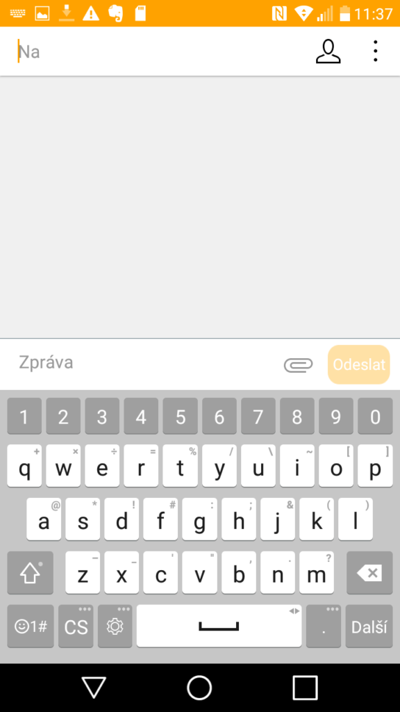 LG K10 2017 klávesnice
