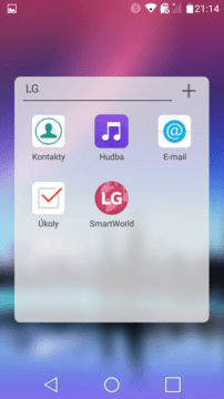 LG K4 (2017) LG aplikace