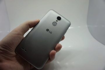 LG K4 (2017) zadní strana