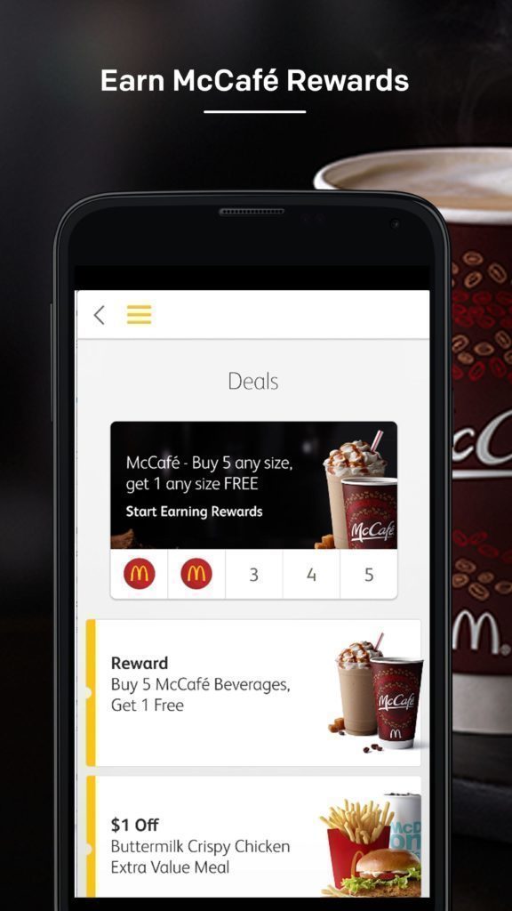 McDonalds aplikace 1