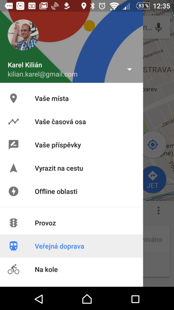 Sekce Vaše příspěvky