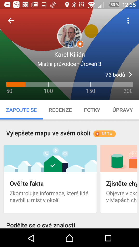 Zde zjistíte úroveň
