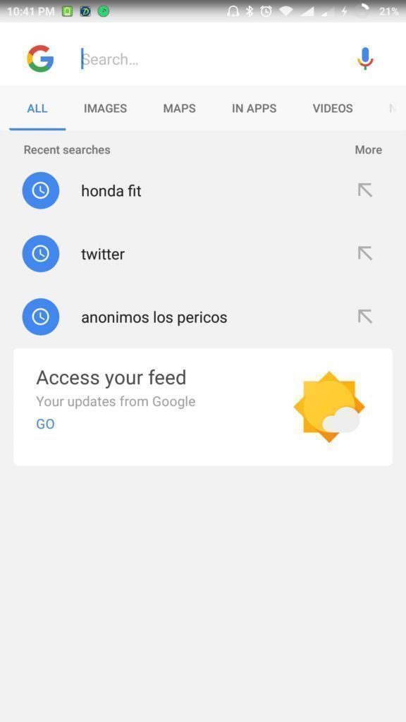 Google experimentuje