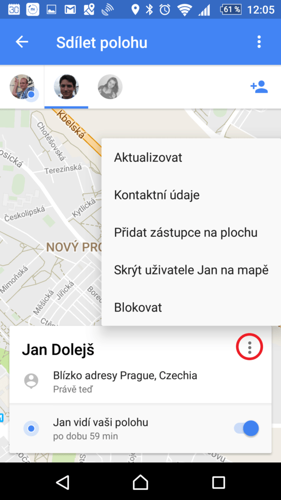 A tady jsou možnosti