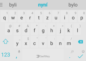 SwiftKey Beta vylepšuje psaní tahem