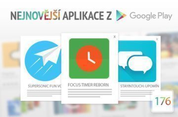 Nejnovější aplikace z Google Play #176: novinka z inkubátoru Googlu