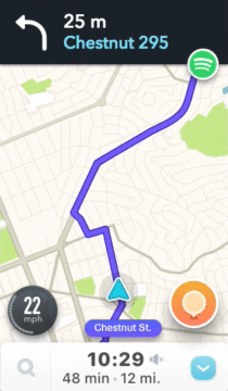 Waze a Spotify