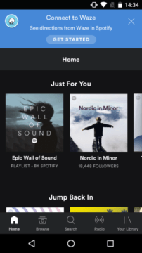 waze a spotify