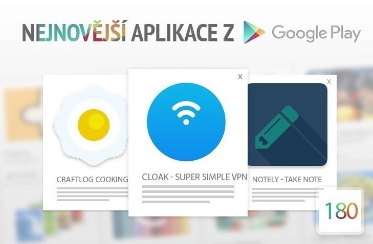 Nejnovější aplikace z Google Play 180 zajistěte si bezpečí na veřejné Wi Fi