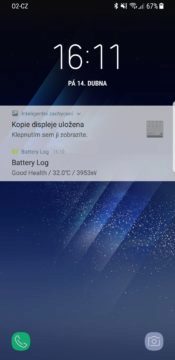 Recenze Samsung Galaxy S8 systém domácí lockscreen